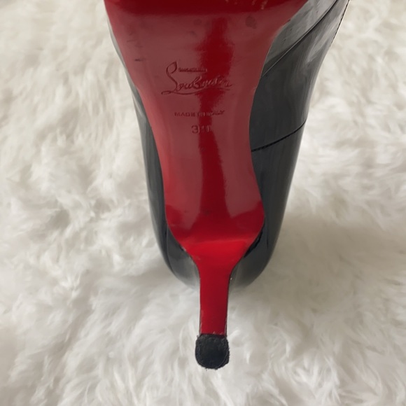 Christian Louboutin Black and Red Pumps - Picture 8 of 10